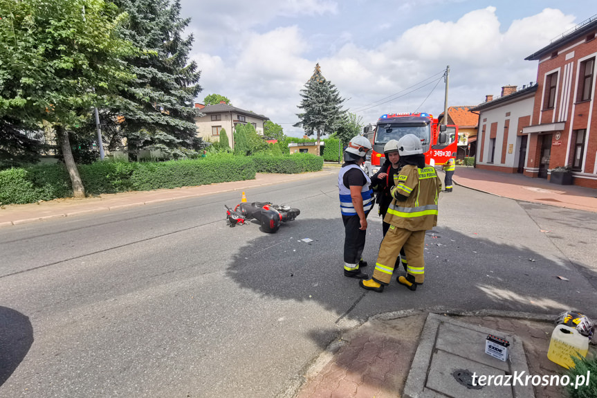 Wypadek w Jedliczu na Rynku