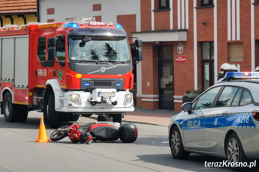 Wypadek w Jedliczu na Rynku