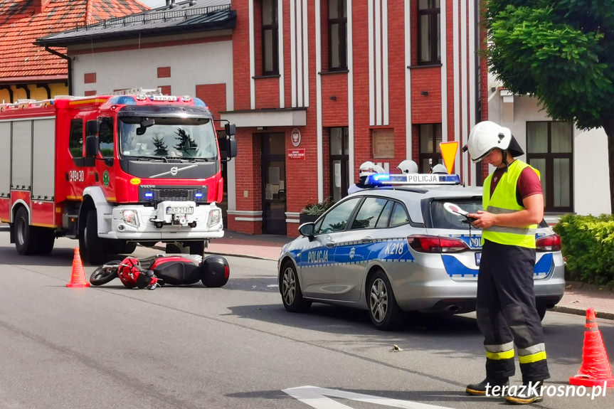 Wypadek w Jedliczu na Rynku