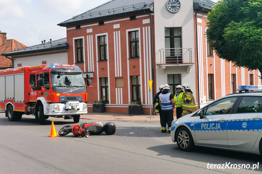 Wypadek w Jedliczu na Rynku