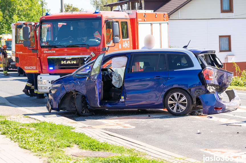 Wypadek w Kołaczycach