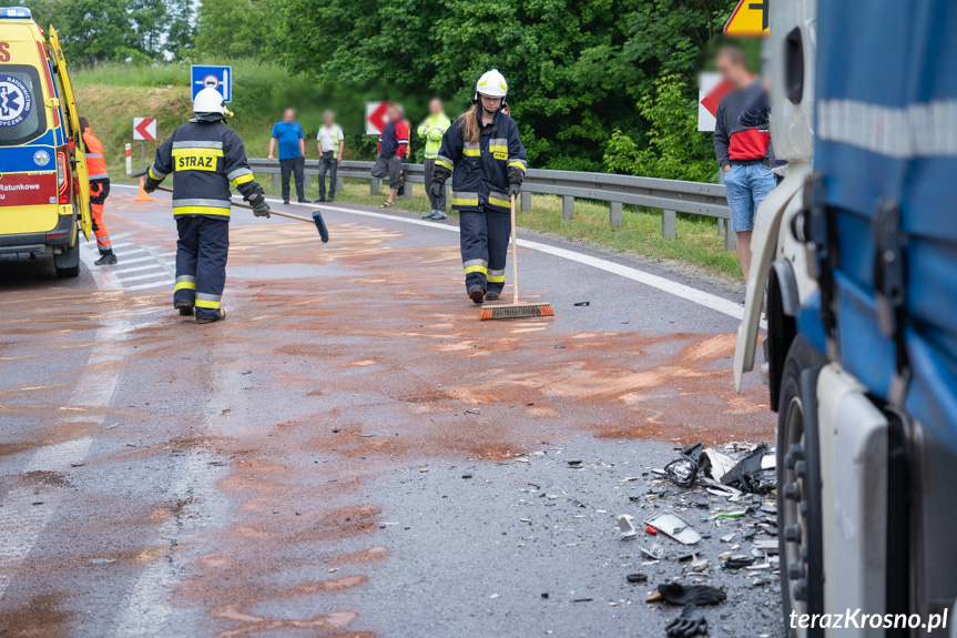 Wypadek w Komborni