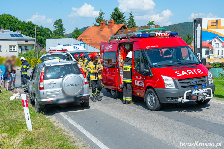 Wypadek w Krasnej