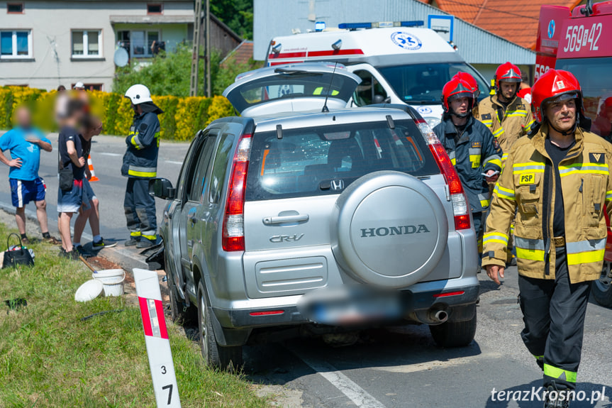 Wypadek w Krasnej