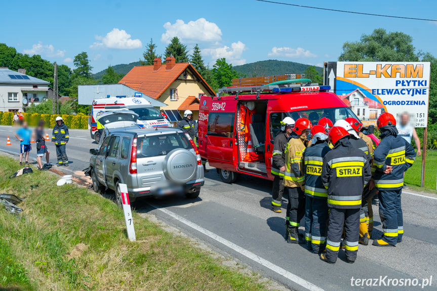 Wypadek w Krasnej