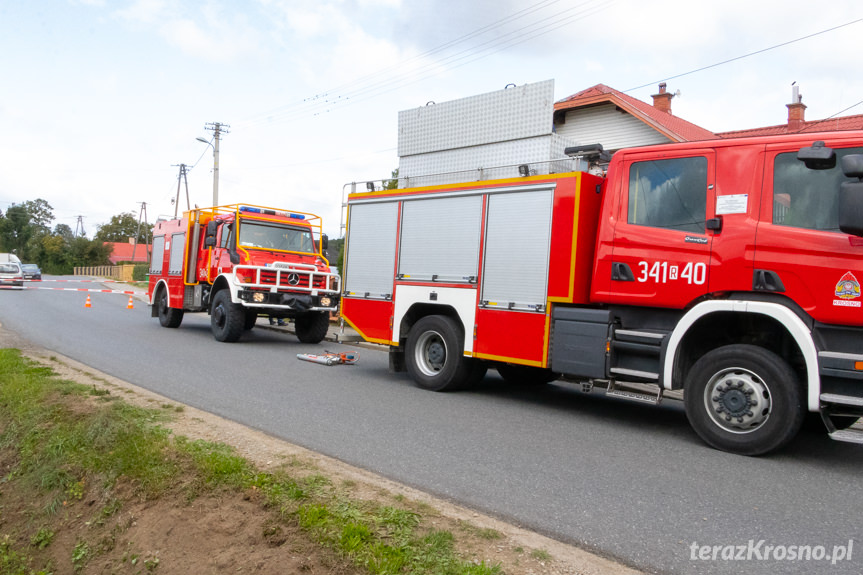 Wypadek w Krościenku Wyżnym