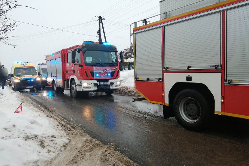 Wypadek w Krościenku Wyżnym