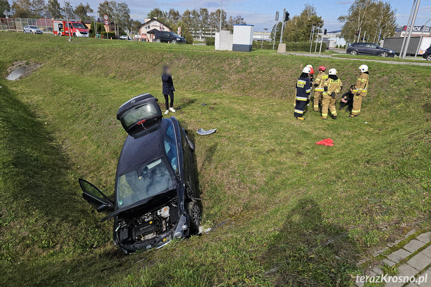 Wypadek w Krośnie