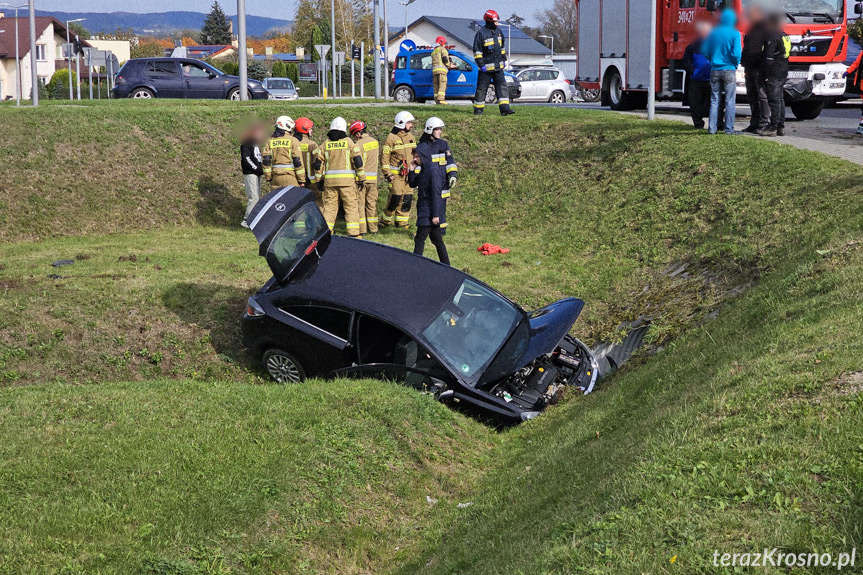 Wypadek w Krośnie