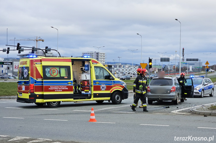 Wypadek w Krośnie