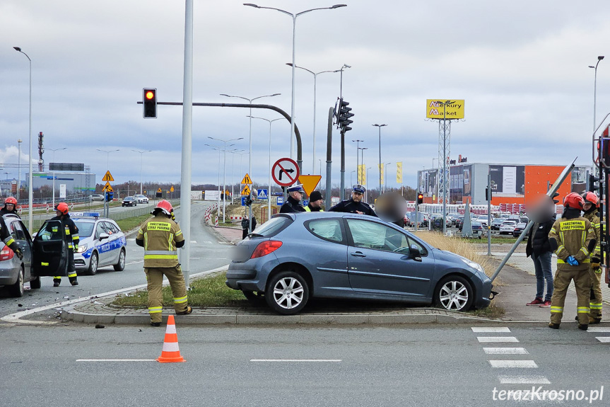 Wypadek w Krośnie