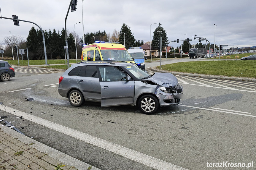 Wypadek w Krośnie