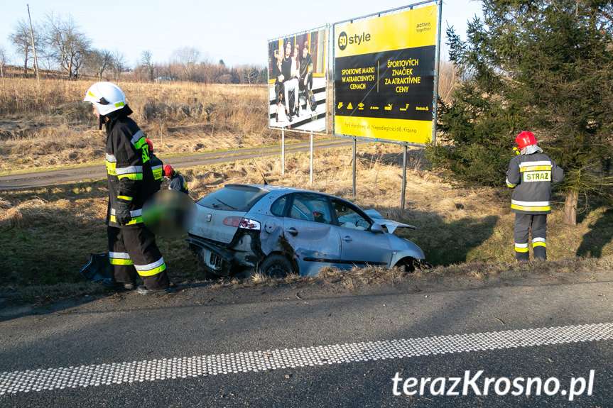 Wypadek w Krośnie