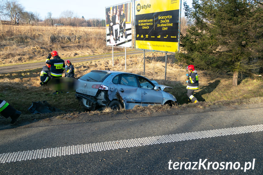 Wypadek w Krośnie