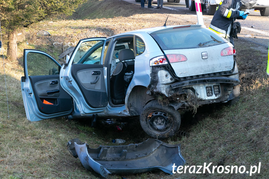 Wypadek w Krośnie