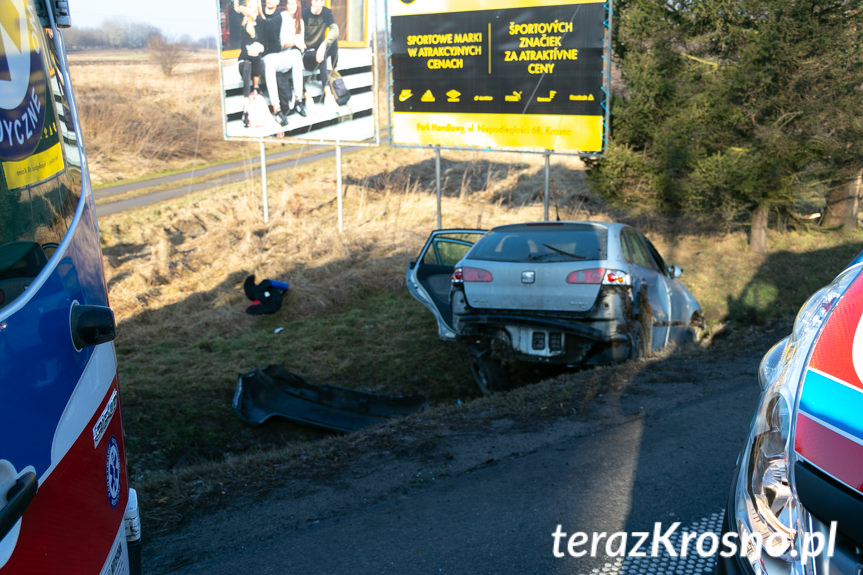 Wypadek w Krośnie