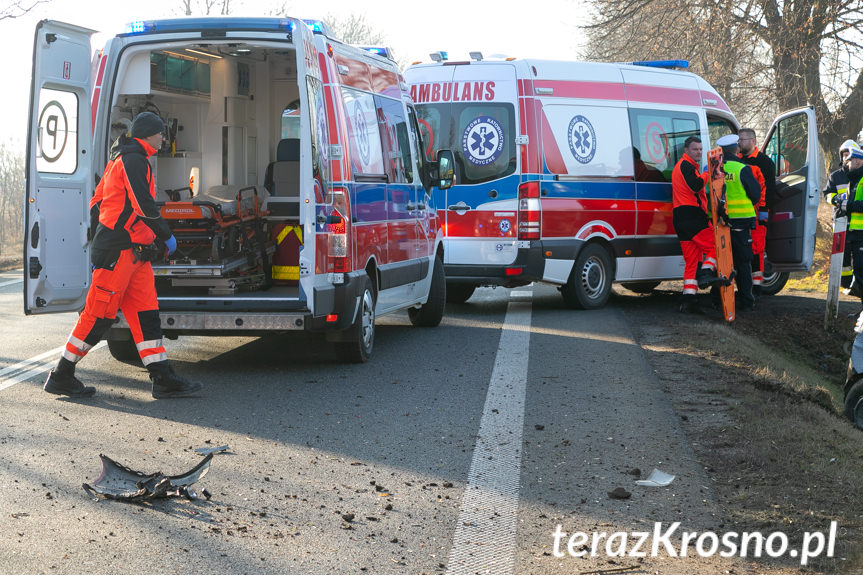 Wypadek w Krośnie