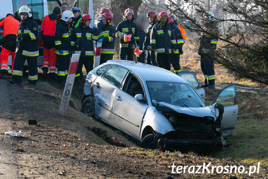 Wypadek w Krośnie