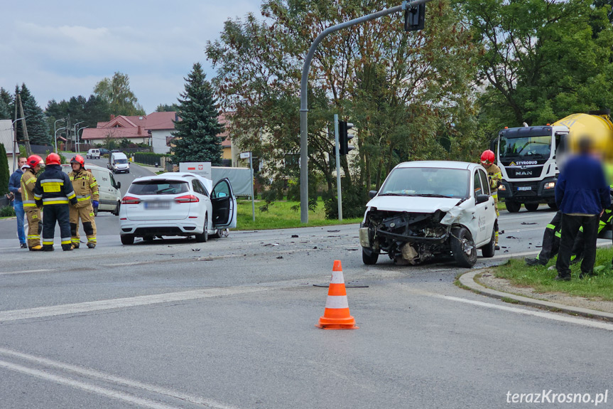 Wypadek w Krośnie