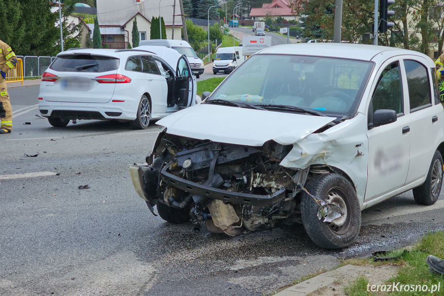 Wypadek w Krośnie