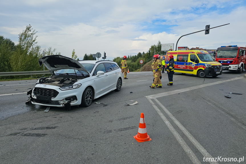 Wypadek w Krośnie