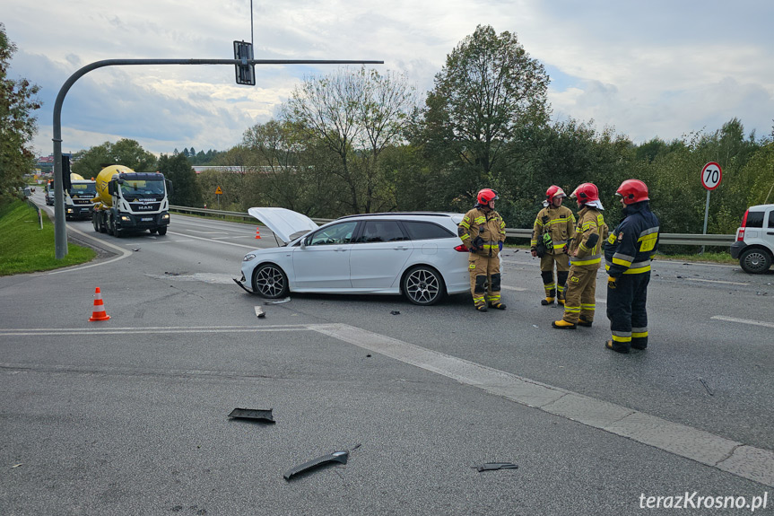 Wypadek w Krośnie