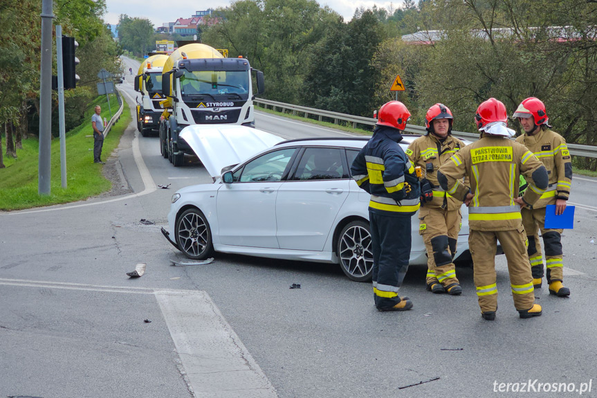 Wypadek w Krośnie