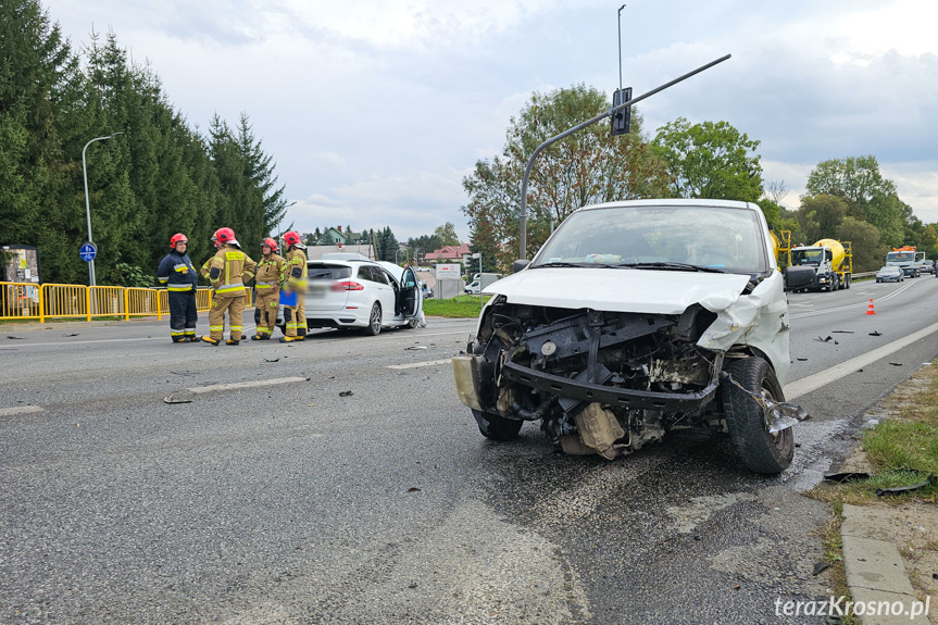 Wypadek w Krośnie