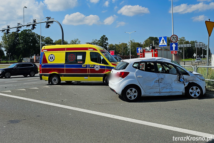 Wypadek w Krośnie