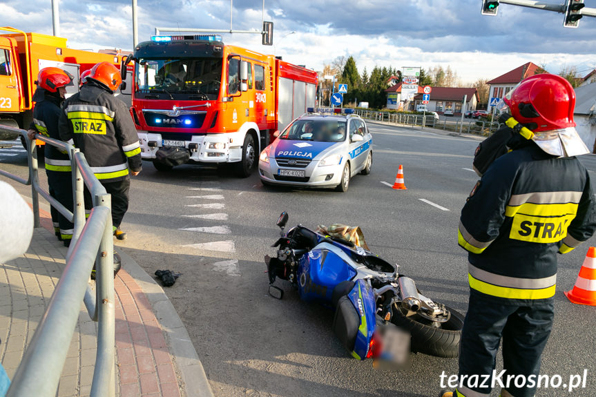 Wypadek w Krośnie