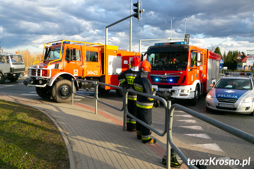 Wypadek w Krośnie