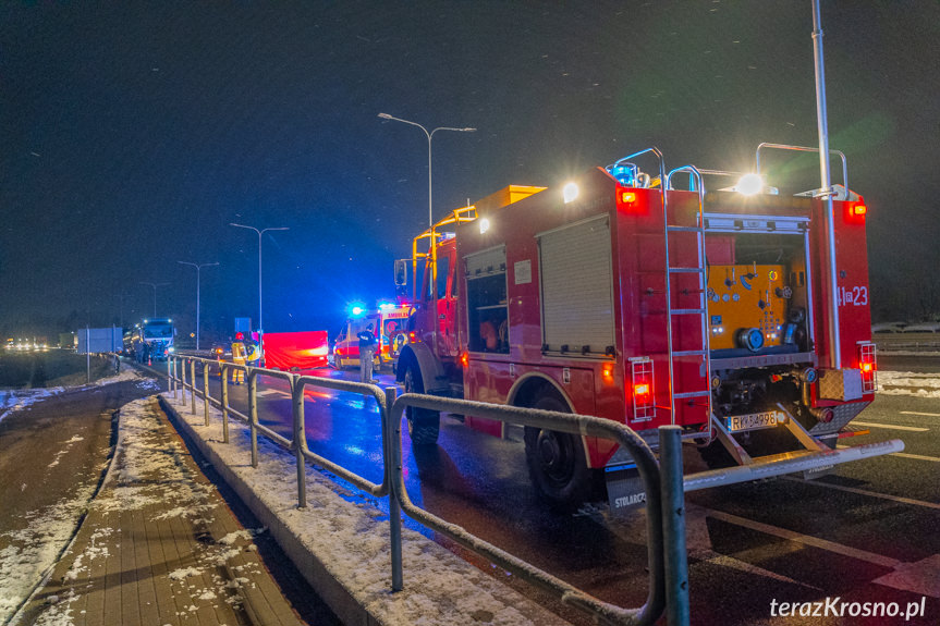 Wypadek w Krośnie na al. Jana Pawła II