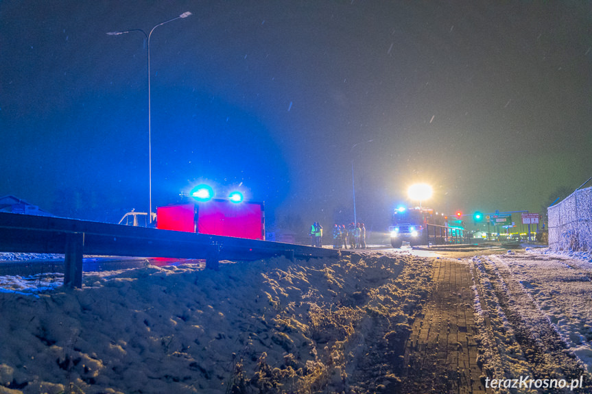 Wypadek w Krośnie na al. Jana Pawła II