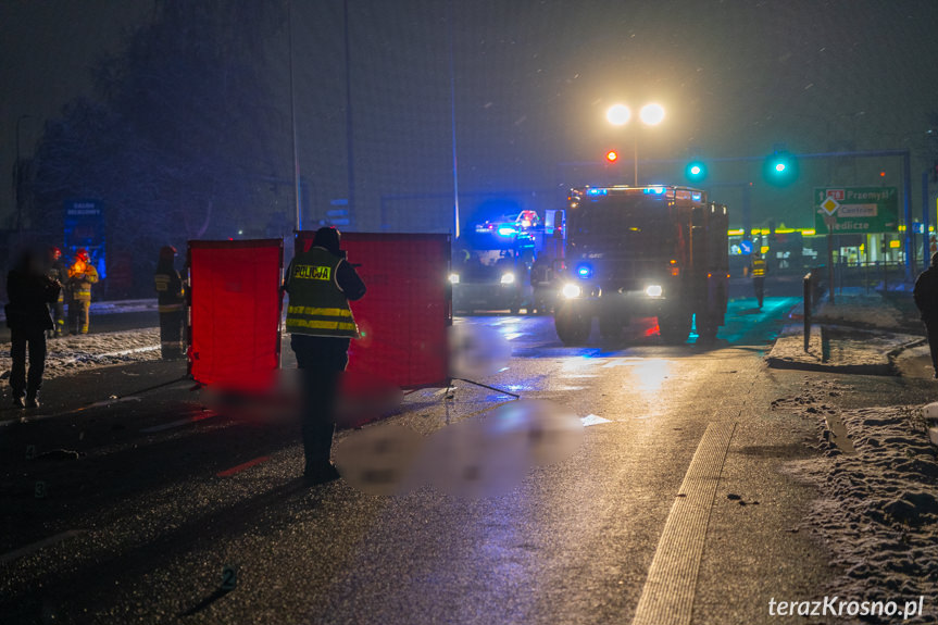 Wypadek w Krośnie na al. Jana Pawła II