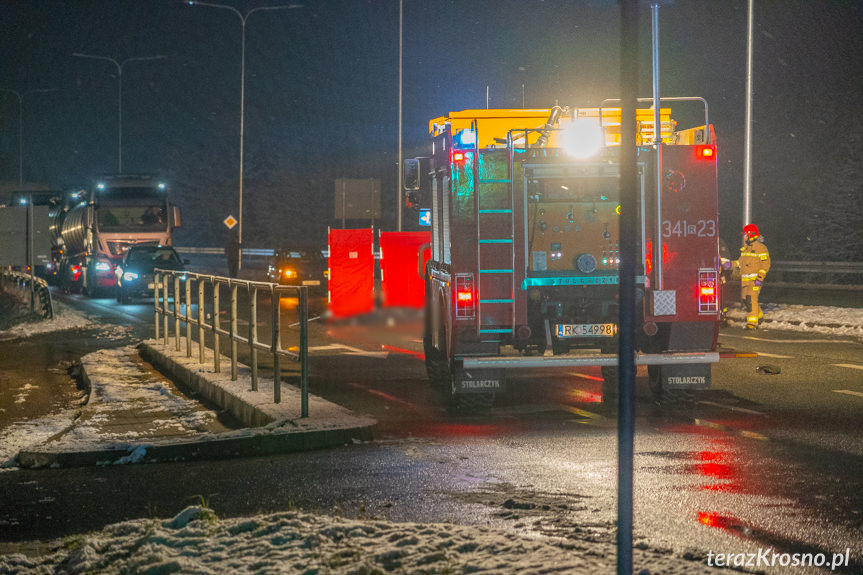 Wypadek w Krośnie na al. Jana Pawła II