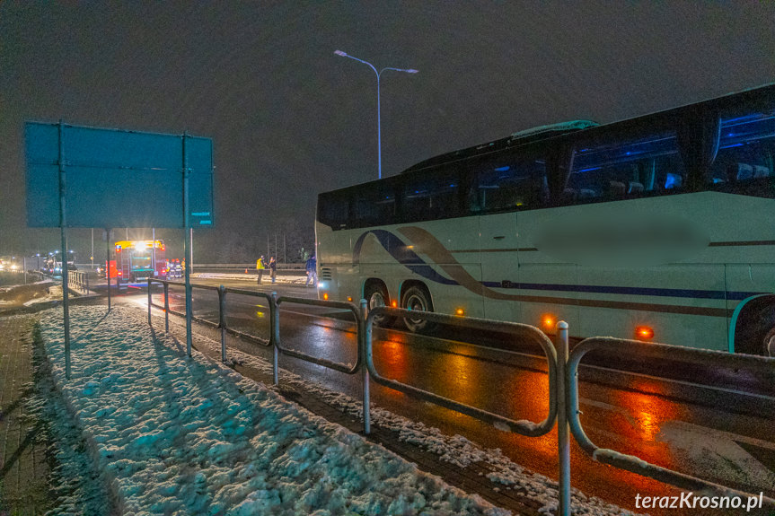 Wypadek w Krośnie na al. Jana Pawła II