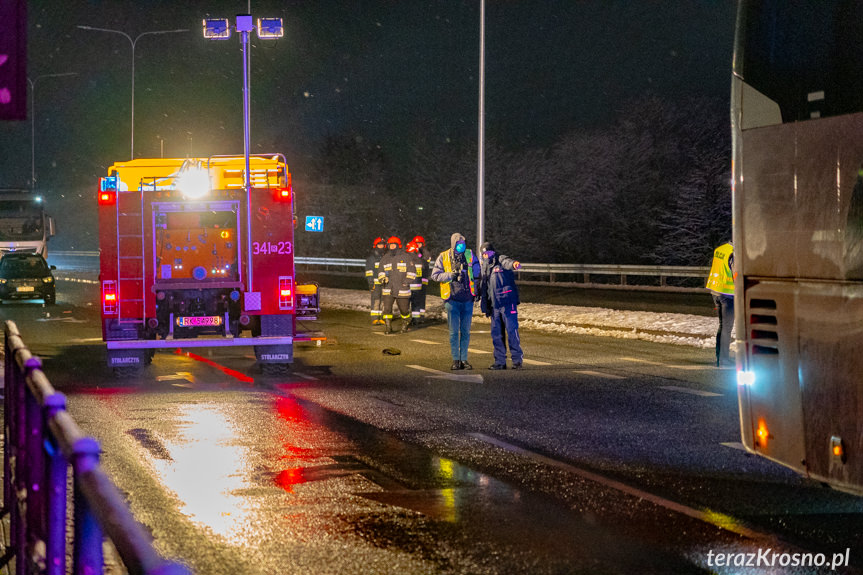 Wypadek w Krośnie na al. Jana Pawła II