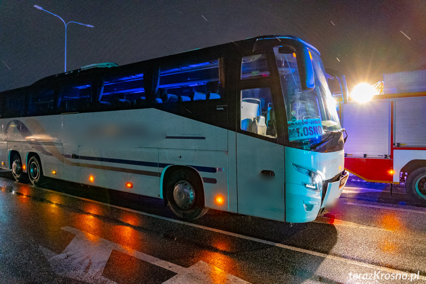 Wypadek w Krośnie na al. Jana Pawła II