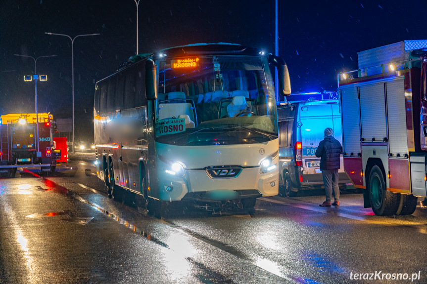 Wypadek w Krośnie na al. Jana Pawła II