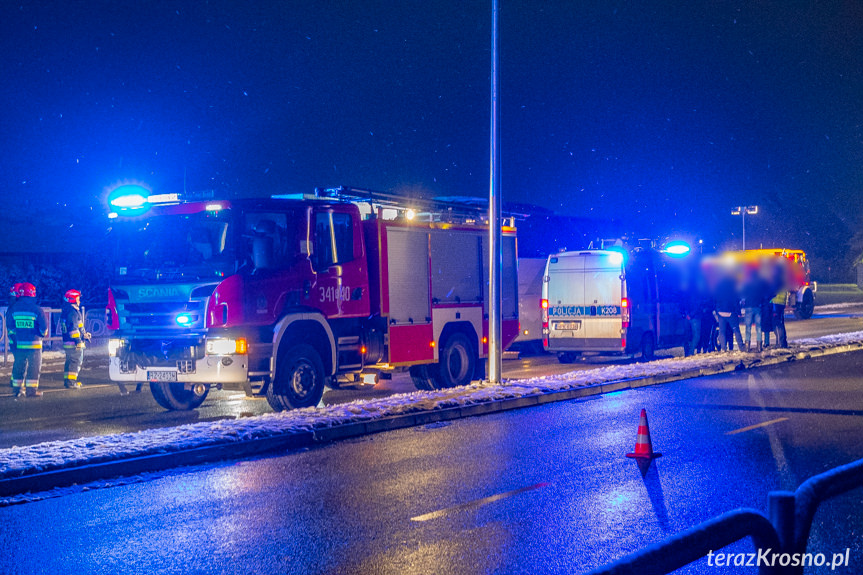 Wypadek w Krośnie na al. Jana Pawła II