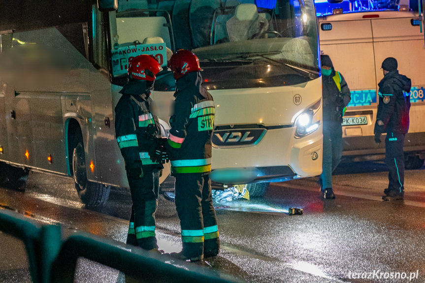 Wypadek w Krośnie na al. Jana Pawła II