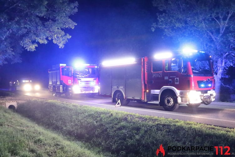 Wypadek w Krośnie na ul. Bieszczadzkiej