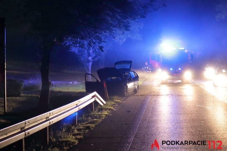 Wypadek w Krośnie na ul. Bieszczadzkiej