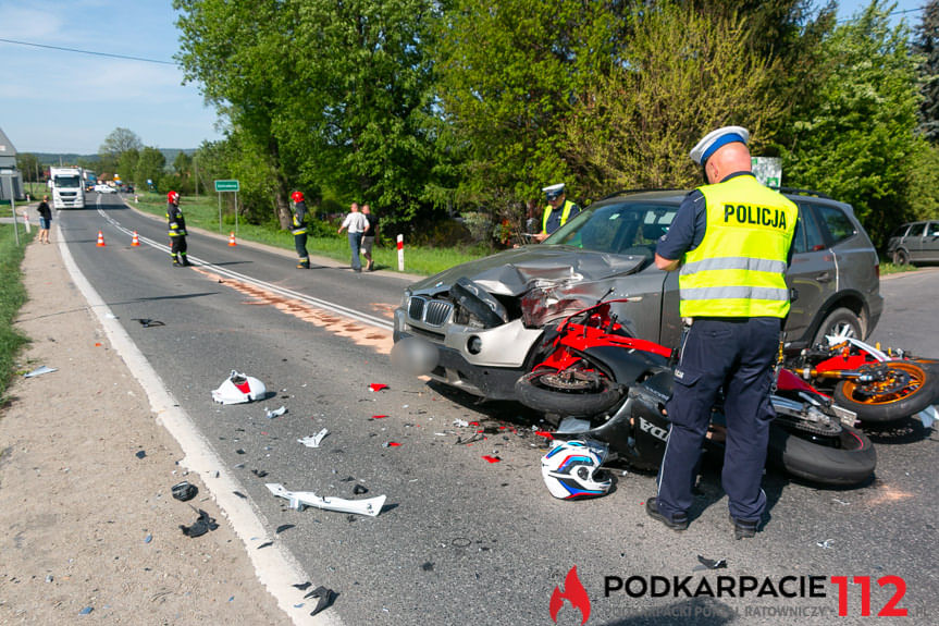 Wypadek w Krośnie na ul. Rzeszowskiej