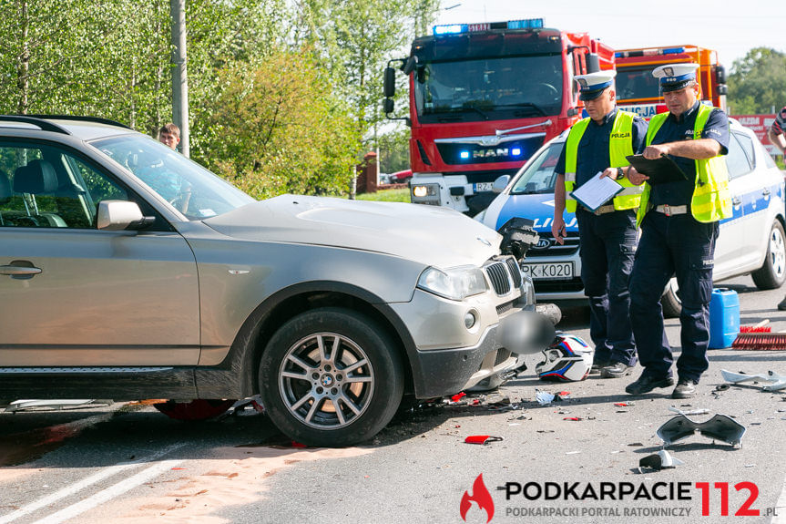 Wypadek w Krośnie na ul. Rzeszowskiej