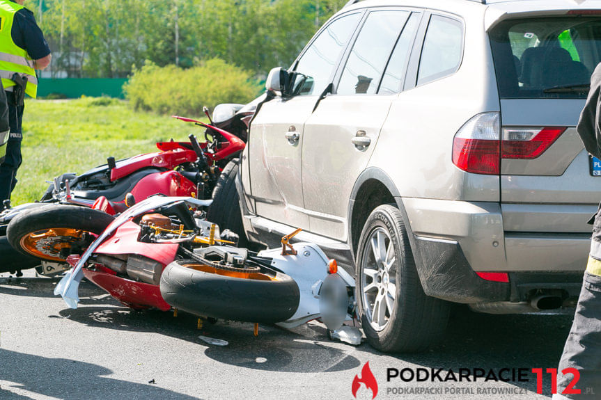 Wypadek w Krośnie na ul. Rzeszowskiej