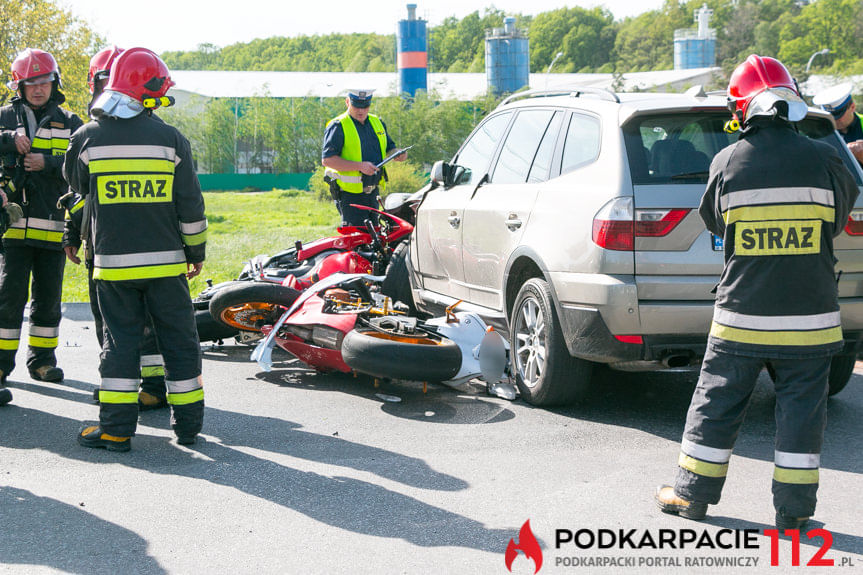 Wypadek w Krośnie na ul. Rzeszowskiej