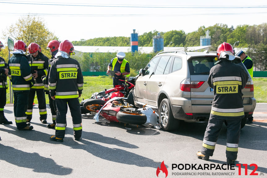 Wypadek w Krośnie na ul. Rzeszowskiej