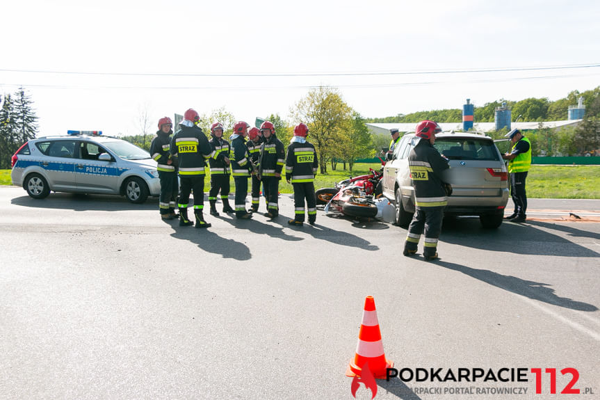 Wypadek w Krośnie na ul. Rzeszowskiej