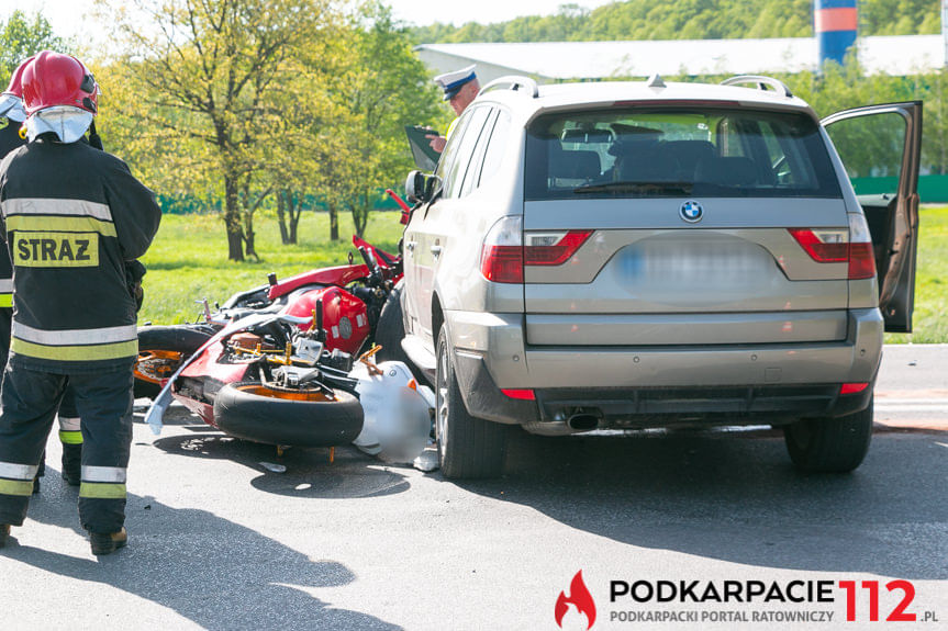 Wypadek w Krośnie na ul. Rzeszowskiej